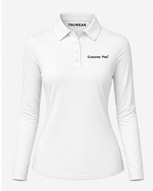Ceramic Pro - Crest 2.0 Long Sleeve Polo Womens